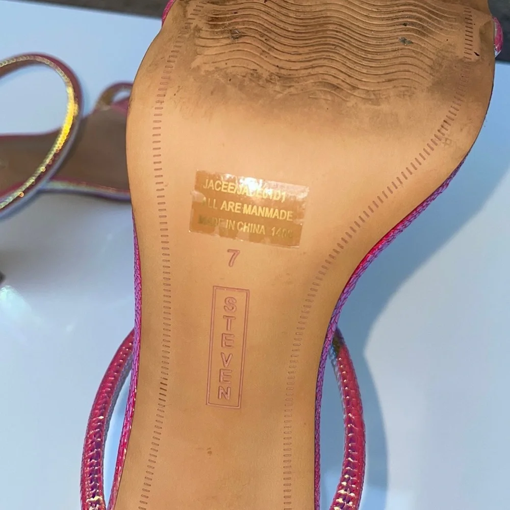 Steven New York Jacee Iridescent SM Sandal - Picture 8 of 9